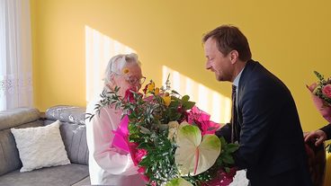 Maluchy z Publicznego Przedszkola nr 4 w Wieluniu świętowały dziś Dzień Babci i Dziadka